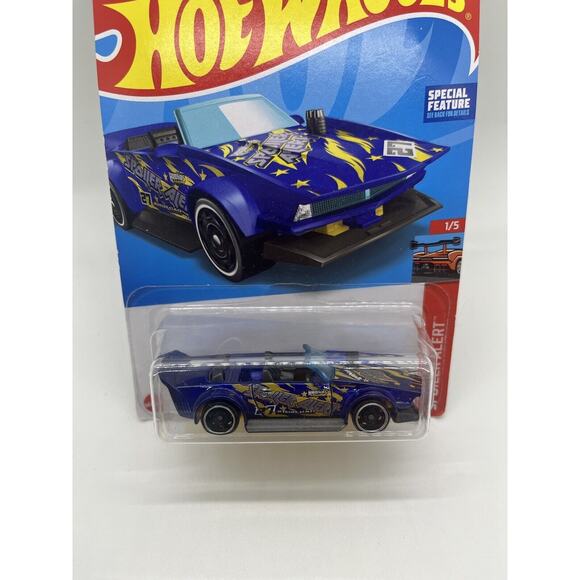 Hot Wheels Track Manga Blue #50 50/250 2022 Spoiler Alert 1/5 Long Adjustable - Picture 2 of 3